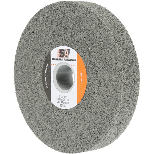 Meule &agrave; usage g&eacute;n&eacute;ral Standard Abrasives, 6" x 1", Arbre de 1", Carbure de silicium CSL Industriel Inc.