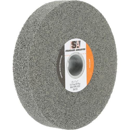 Meule &agrave; usage g&eacute;n&eacute;ral Standard Abrasives, 6" x 1", Arbre de 1", Carbure de silicium CSL Industriel Inc.