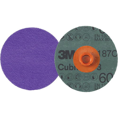 Cubitron 3 Roloc Fibre Disc, 4" Dia., 60+ Grit, Ceramic CSL Industriel Inc.