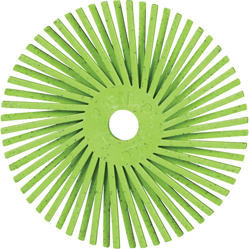 Scotch-Brite Type A Precision Radial Bristle Brush PN-RB, Ceramic, 50+ Grit, 3" Dia. CSL Industriel Inc.