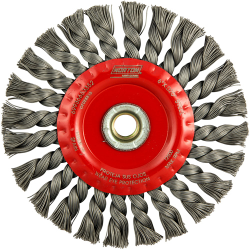 Roue compl&egrave;te de c&acirc;ble de torsion, Dia. 6", Fils 0,023", Arbre 5/8"-11, Acier CSL Industriel Inc.