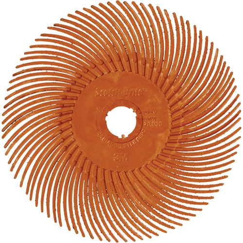 Scotch-Brite Type C Precision Radial Bristle Brush PN-RB, Ceramic, 80+ Grit, 2" Dia. CSL Industriel Inc.