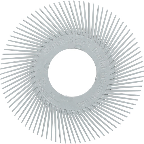 Scotch-Brite Type A Precision Radial Bristle Brush PN-RB without Adapter, Ceramic, 120+ Grit, 6" Dia. CSL Industriel Inc.