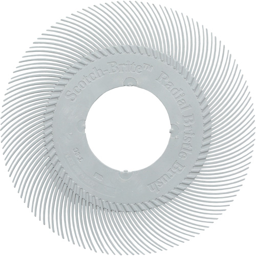 Scotch-Brite Type C Precision Radial Bristle Brush PN-RB without Adapter, Ceramic, 120+ Grit, 7-5/8" Dia. CSL Industriel Inc.