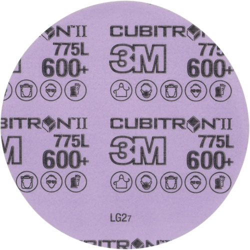 Disque en pellicule Cubitron II Hookit, dia 5", Grain 600+, C&eacute;ramique, 3 mil CSL Industriel Inc.