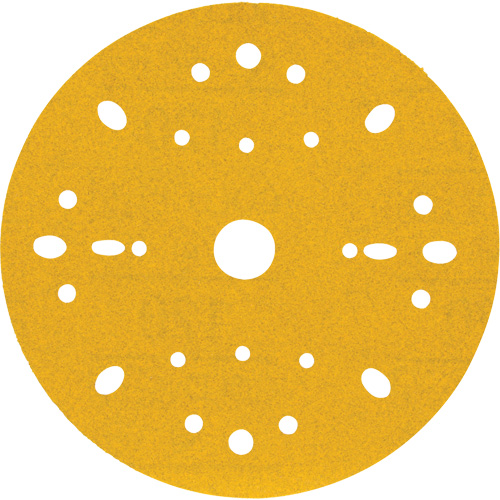 Disque abrasif dor&eacute; Hookit, dia 6", Grain 120, Oxyde d'aluminium, Poids C CSL Industriel Inc.