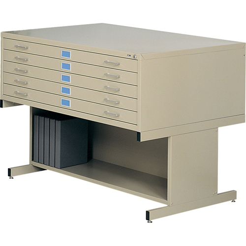 Steel Plan Files, 5 Drawers, 40-3/8" W x 29-3/8" D x 16-1/2" H CSL Industriel Inc.