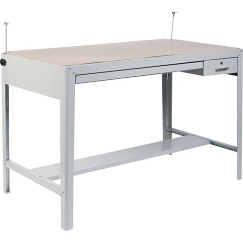 Base pour table &agrave; dessin de pr&eacute;cision, 56-3/8" la x Gris CSL Industriel Inc.