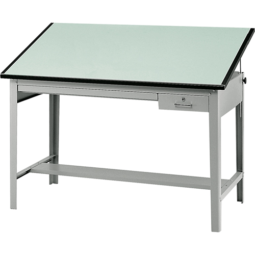 Base pour table &agrave; dessin de pr&eacute;cision, 56-3/8" la x Gris CSL Industriel Inc.