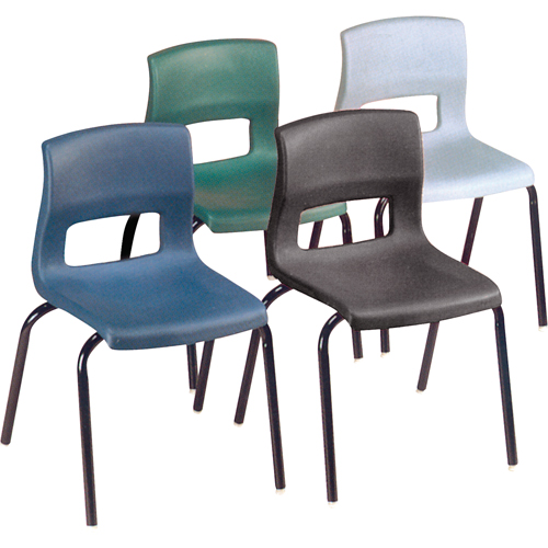 Chaises horizon, Plastique, Noir CSL Industriel Inc.