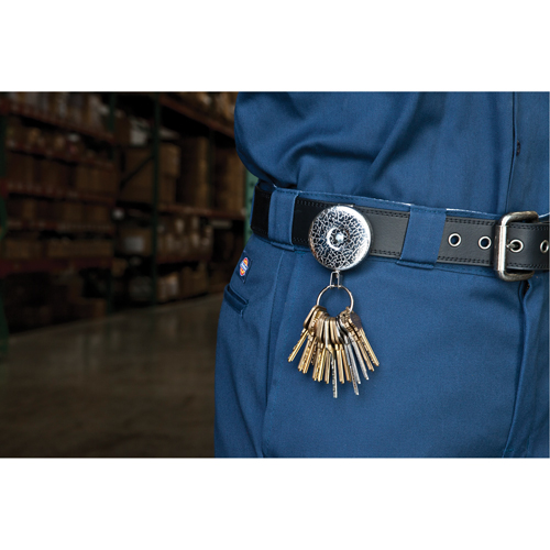 D&eacute;rouleurs autor&eacute;tractables originaux #485-HDK, Chrome, C&acirc;ble 48", Fixation Agrafe de ceinture CSL Industriel Inc.