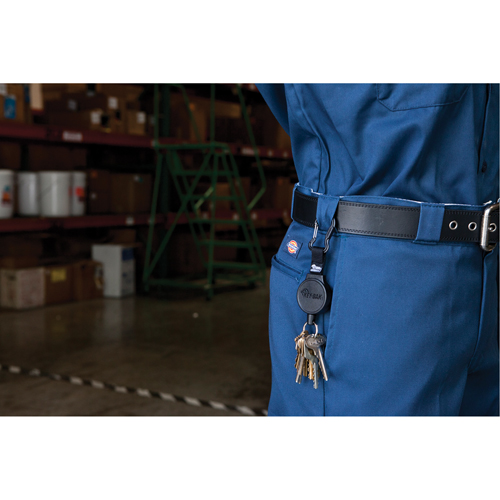 Mid6 Series Mid Size Retractors #6, Polycarbonate, 36" Cable, Belt Clip Attachment CSL Industriel Inc.
