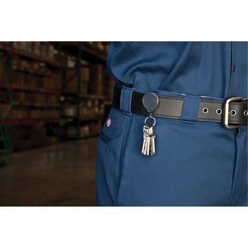 Retractable Mini-Bak&reg; Key Rings, Plastic, 36" Cable, Belt Clip Attachment CSL Industriel Inc.