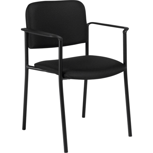 Stacking Chairs, Fabric, 32" High, 300 lbs. Capacity, Black CSL Industriel Inc.