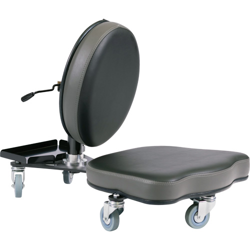 Flex Ergonomic Chair, Vinyl, Black/Grey CSL Industriel Inc.