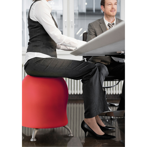Zenergy Ball Chair, Fabric, Red, 250 lbs. Capacity CSL Industriel Inc.
