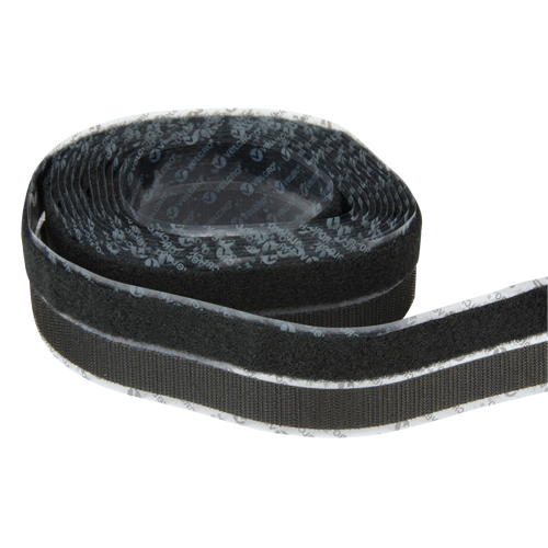 Fastener, Hook & Loop, 15' x 3/4", Adhesive, Black CSL Industriel Inc.