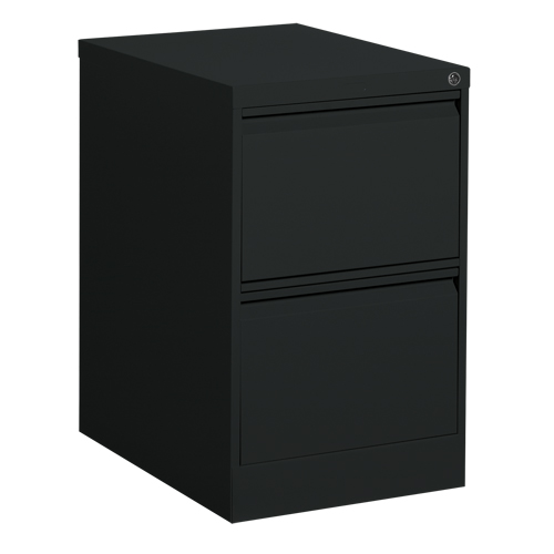 Classeur vertical, Acier, 2 tiroirs, 18-1/7" la x 25" p x 29" h, Noir CSL Industriel Inc.