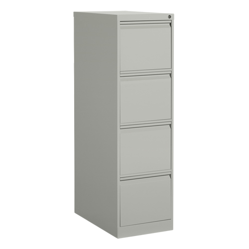 Vertical Filing Cabinet, Steel, 4 Drawers, 15-1/7" W x 25" D x 52" H, Grey CSL Industriel Inc.