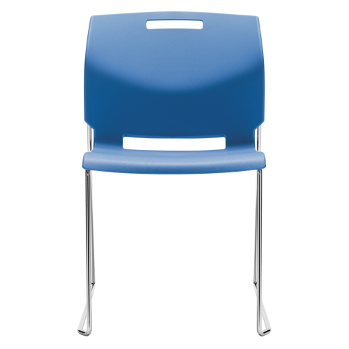Chair, Plastic, 32-1/2" High, 300 lbs. Capacity, Blue CSL Industriel Inc.