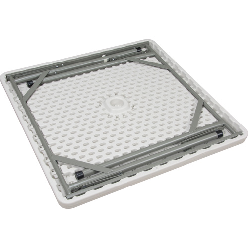 Table pliante, Carr&eacute;e, 34" l x 34" la, Poly&eacute;thyl&egrave;ne, Blanc CSL Industriel Inc.