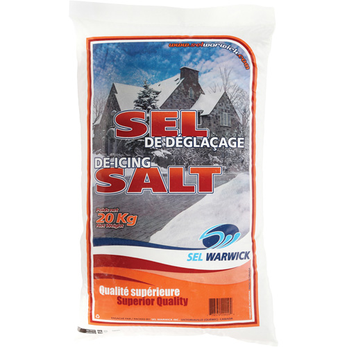 Sel fondant &agrave; glace, 44,1 lb (20 kg), Sac, -10°C (14°F) CSL Industriel Inc.