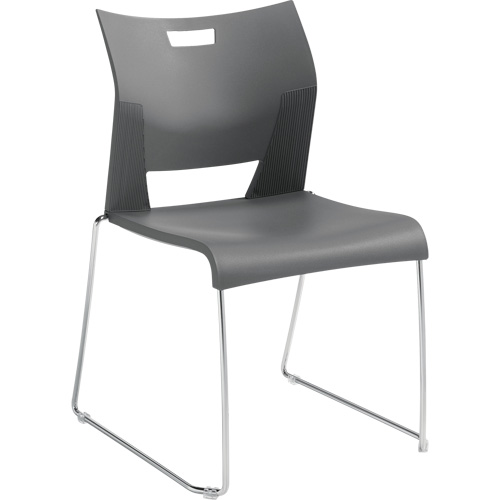 Chaise de formation sans bras Duet, Plastique, Hauteur 33-1/4", Capacit&eacute; 350 lb, Gris CSL Industriel Inc.