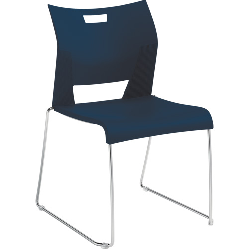 Chaise de formation sans bras Duet, Plastique, Hauteur 33-1/4", Capacit&eacute; 350 lb, Bleu CSL Industriel Inc.