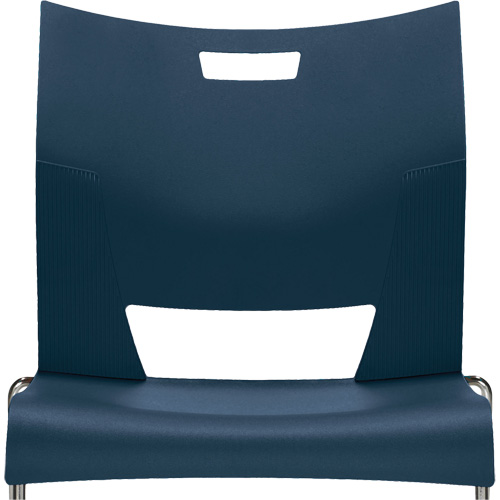 Chaise de formation sans bras Duet, Plastique, Hauteur 33-1/4", Capacit&eacute; 350 lb, Bleu CSL Industriel Inc.