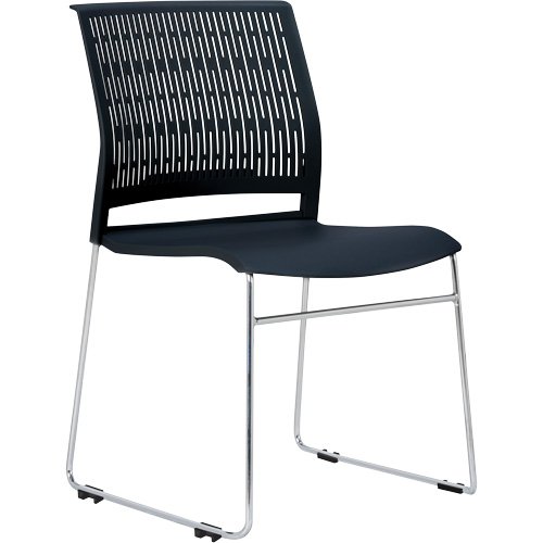 Activ Series Stacking Chairs, Polypropylene, 32-3/8" High, 275 lbs. Capacity, Black CSL Industriel Inc.