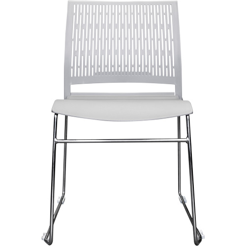 Chaises empilables s&eacute;rie Activ, Polypropyl&egrave;ne, Hauteur 32-3/8", Capacit&eacute; 275 lb, Gris CSL Industriel Inc.