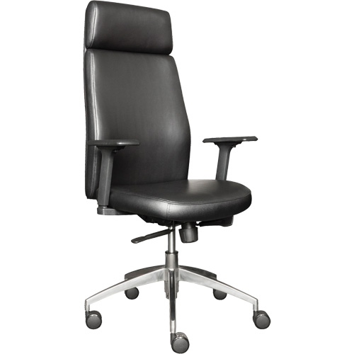 Activ Series High Back Executive Chair, Polyurethane/Vinyl, Black, 275 lbs. Capacity CSL Industriel Inc.