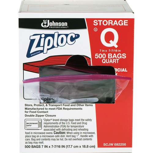 Ziploc&reg; Double Zip Food Storage Bags CSL Industriel Inc.