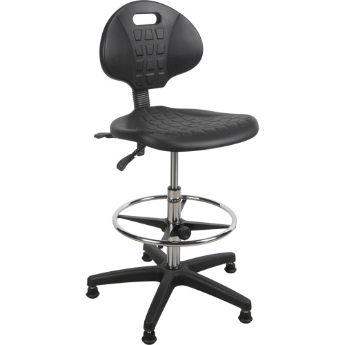 Heavy-Duty Ergonomic Stool, Stationary, Adjustable Height, 250 lbs. Capacity CSL Industriel Inc.