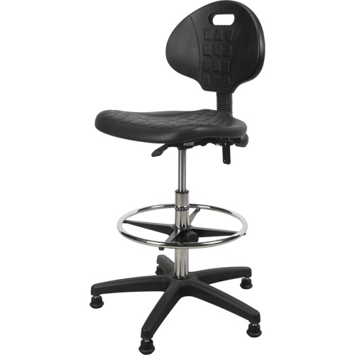 Heavy-Duty Ergonomic Stool, Stationary, Adjustable Height, 250 lbs. Capacity CSL Industriel Inc.