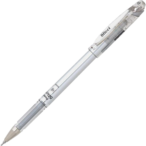 Stylo gel m&eacute;tallique Slicci, Argent, 0,8 mm CSL Industriel Inc.