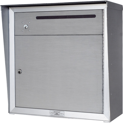Collection Box, Wall -Mounted, 12-3/4" x 16-3/8", 2 Doors, Aluminum CSL Industriel Inc.