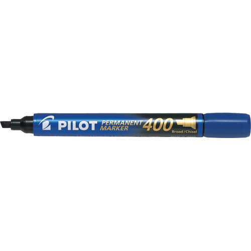Marqueur permanent 400, Bleu, Pointe Ciseau CSL Industriel Inc.