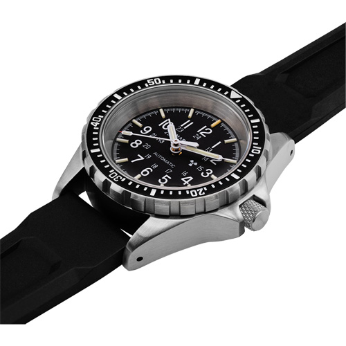 Tr&egrave;s grande montre chronographe automatique pour plongeur/pilote d'avion, Num&eacute;rique, &agrave; piles, 46 mm, Noir CSL Industriel Inc.