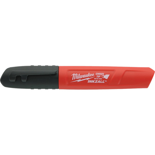 Inkzall Permanent Marker, Black, Chisel Tip CSL Industriel Inc.