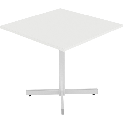 Newland Height-Adjustable Square Table, 36" L x 36" W x 29" H, 1" Top, Laminate, White CSL Industriel Inc.