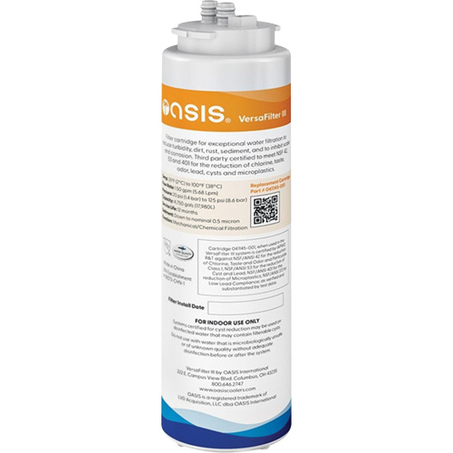 Cartouche de rechange, Utilize avec Filtre Versafilter III CSL Industriel Inc.