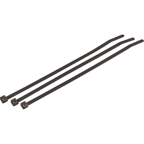 Attaches de c&acirc;ble standards r&eacute;sistantes aux intemp&eacute;ries/UV, Longueur 15", R&eacute;sistance &agrave; la traction 50 lb, Noir CSL Industriel Inc.