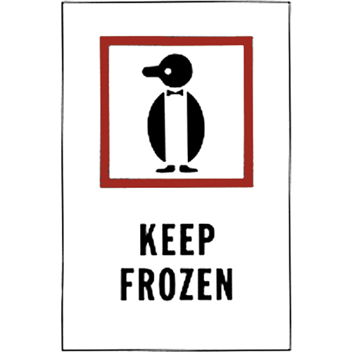 "Keep Frozen" Special Handling Labels, 6" L x 4" W, Red on White CSL Industriel Inc.