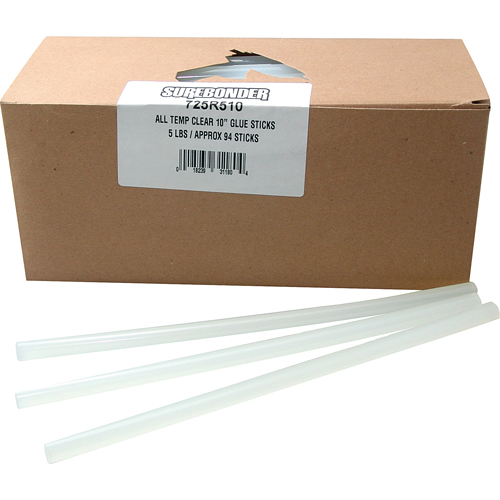 B&acirc;ton de colle, 7/16" dia x 10" lo, Transparent CSL Industriel Inc.