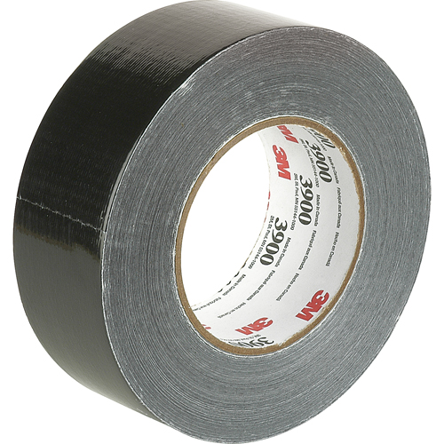Rubans adh&eacute;sifs 3900 color&eacute;s de cat&eacute;gorie &eacute;conomique, 8 mils, Noir, 48 mm (2") x 55 m (180') CSL Industriel Inc.