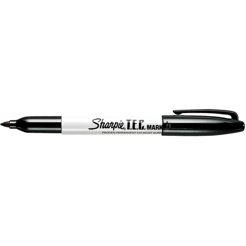 T.E.C. Permanent Marker, Black, Fine Tip CSL Industriel Inc.