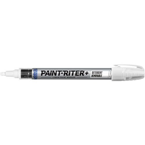 Paint-Riter&reg;+ Detergent Removable Paint Marker, Liquid, White CSL Industriel Inc.