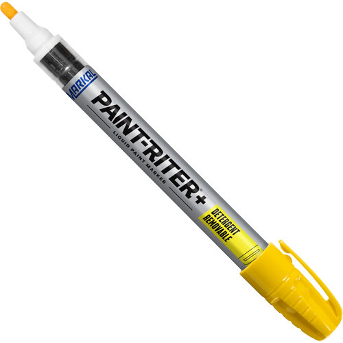 Marqueur &agrave; peinture nettoyable au d&eacute;tergent Paint-Riter+, Liquide, Jaune CSL Industriel Inc.