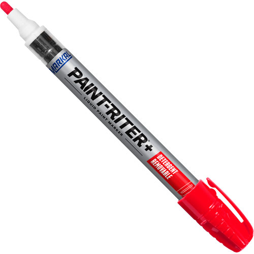 Marqueur &agrave; peinture nettoyable au d&eacute;tergent Paint-Riter+, Liquide, Rouge CSL Industriel Inc.